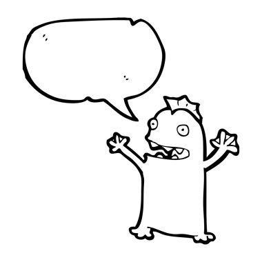 Bataklık canavarı çığlık çığlığa