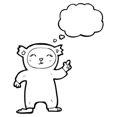 oyuncak ayı takım elbiseli çocuk