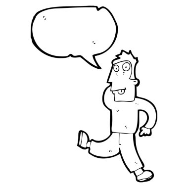 çılgınca dans eden adam