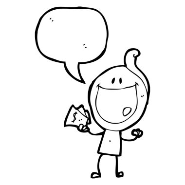 nakit ile mutlu bir adam