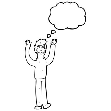 adam sallanan kollar havada