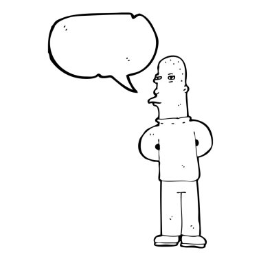 Adamın gözleri daralma