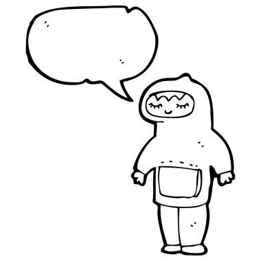 çocuğun kollarını sallayarak kapüşonlu sweatshirt