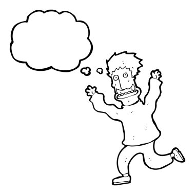 bıyıklı adam çalıştıran korkuttu