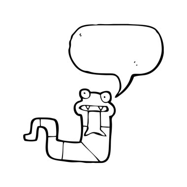 zehirli yılan tıslama