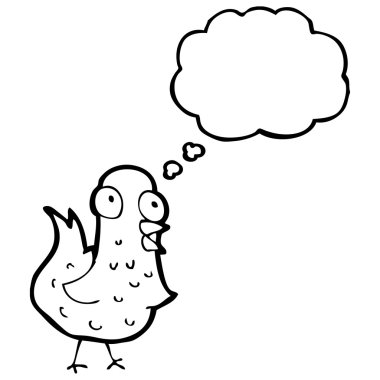 kuş ile konuşma balonu