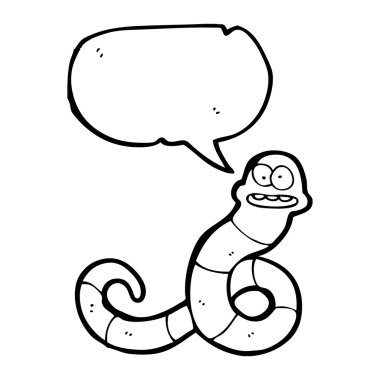 düşünce balonu ile yılan