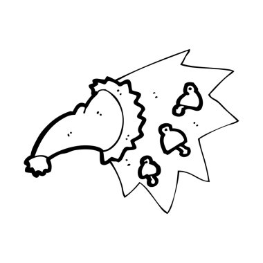 çizgi film sihirli Noel şapka