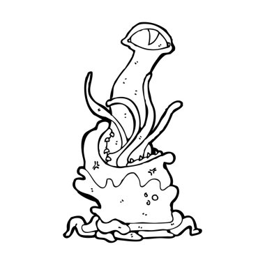 iğrenç mutant canavar