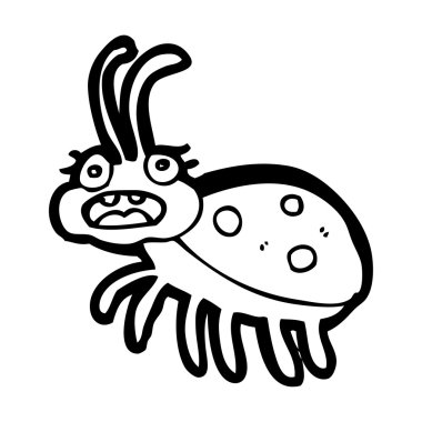 karikatür uğur böceği