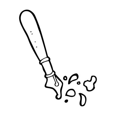 karikatür dolma kalem