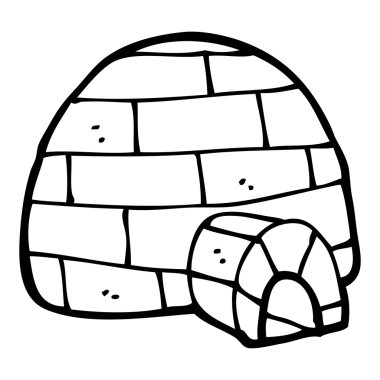 karikatür Igloo