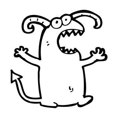 çizgi film çılgın canavar