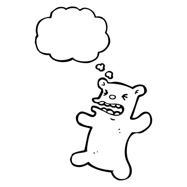 愤怒的玩具熊 — 图库矢量图片