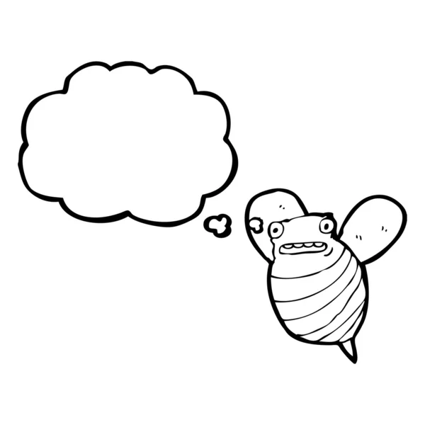 Abeja gorda — Vector de stock