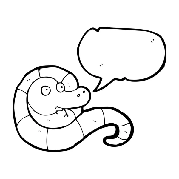 Serpent amical — Image vectorielle