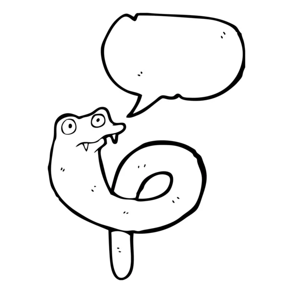 Serpente amigável — Vetor de Stock