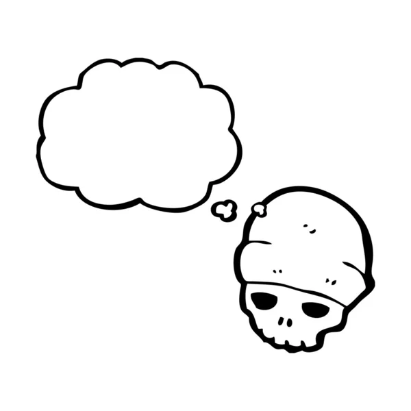 頭骨の帽子 — ストックベクタ