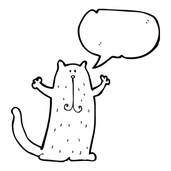 Glad katt — Stock vektor