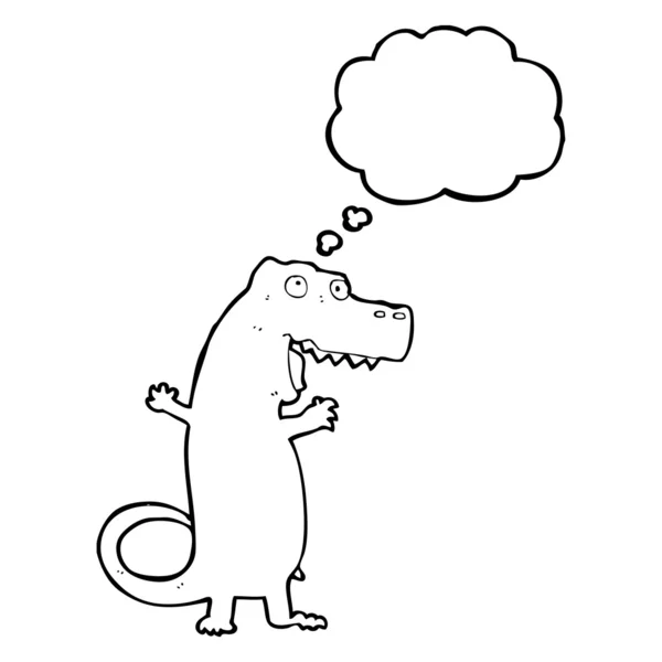 Dinosaurio loco — Archivo Imágenes Vectoriales