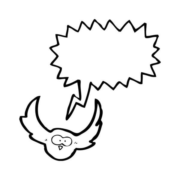 Hibou volant — Image vectorielle