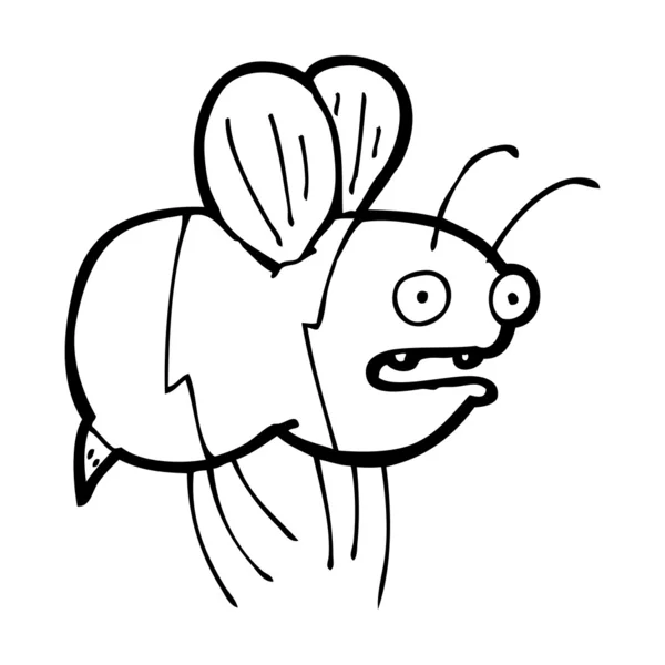 Cartoon bee — Stock vektor