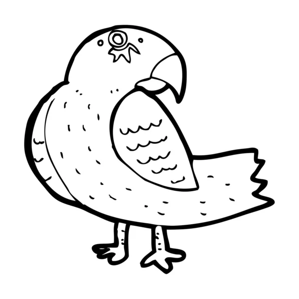 Cartoon parrot — Stockvector