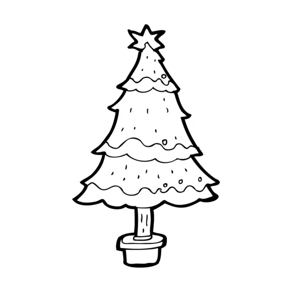 Kerstboom — Stockvector