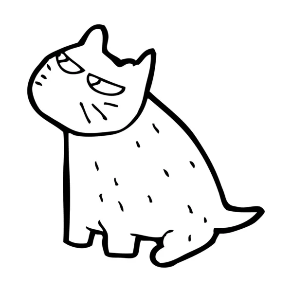 Chat de bande dessinée — Image vectorielle