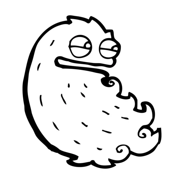 Cartoon hairy monster — Stock Vector
