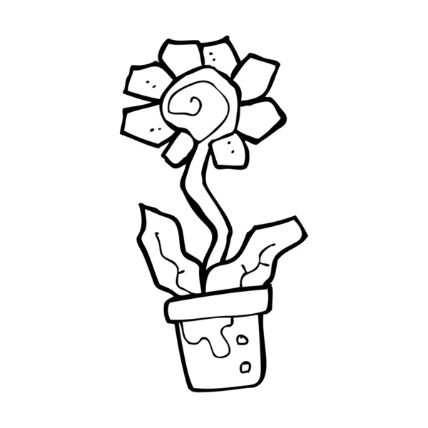 Abstraktní květina — Stockový vektor
