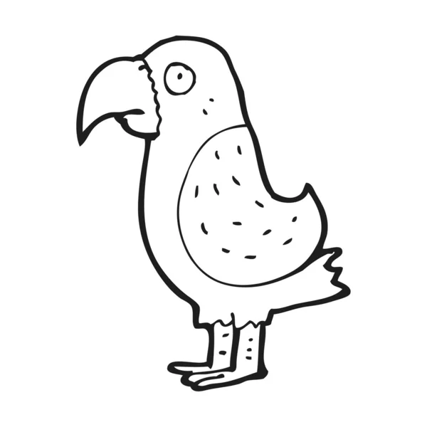 Cartoon papegoja — Stock vektor