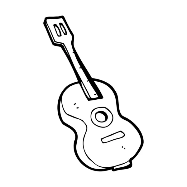 Gitar karikatür — Stok Vektör