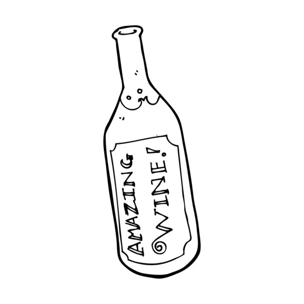 Incroyable dessin animé vin — Image vectorielle
