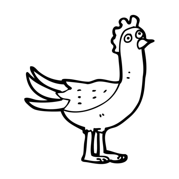 만화 치킨 — Stock Vector