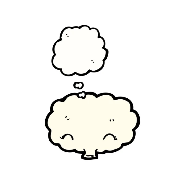 Nube parlante divertida — Vector de stock