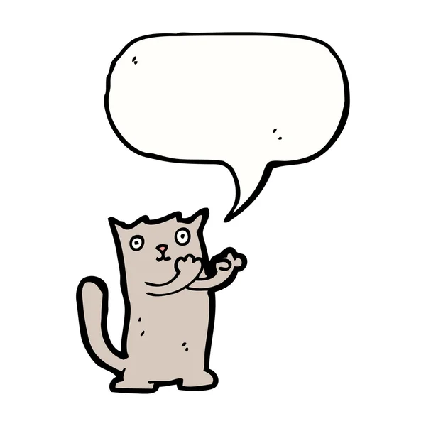 Schattige kat — Stockvector