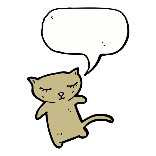 Chat mignon — Image vectorielle