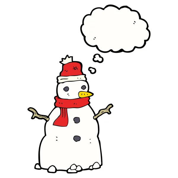 Snowman — Stock Vector