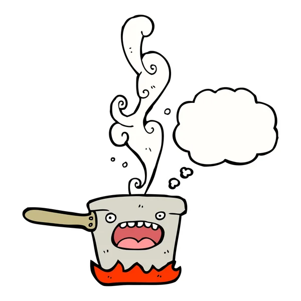 Poêle de cuisine chaude — Image vectorielle