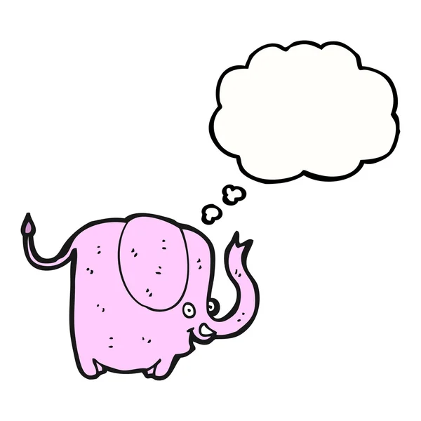 गुलाबी हाथी — स्टॉक वेक्टर