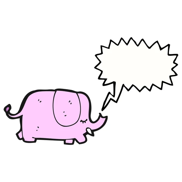 Pinkki norsu — vektorikuva