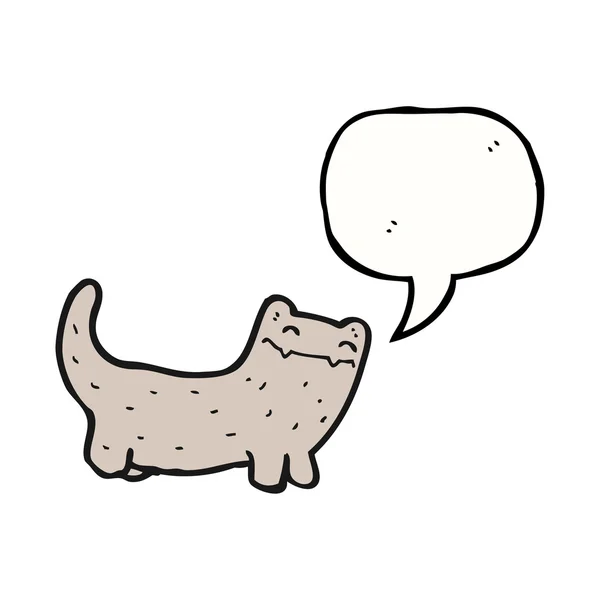 Chat sur fond blanc — Image vectorielle