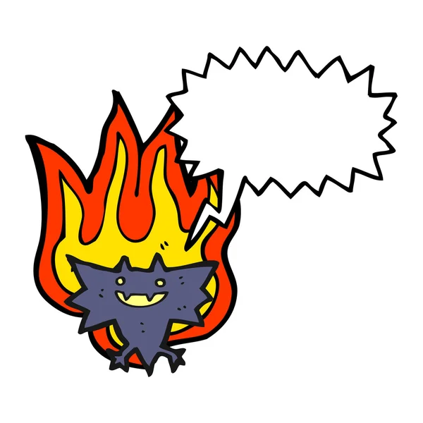火红的吸血蝙蝠 — 图库矢量图片