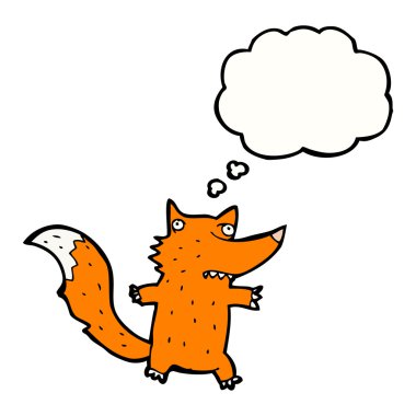 beyaz arkaplandaki tilki