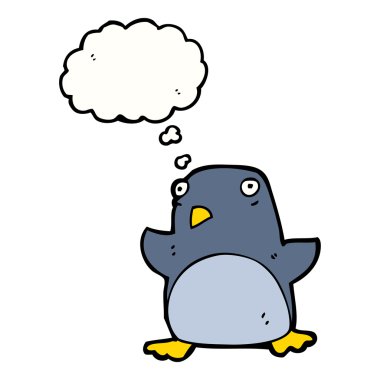 komik retro penguen karikatür karakter