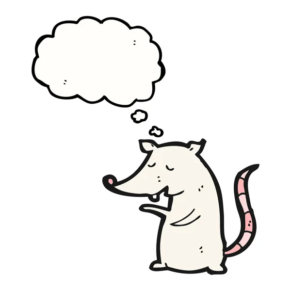 Rat avec bulle de parole — Image vectorielle