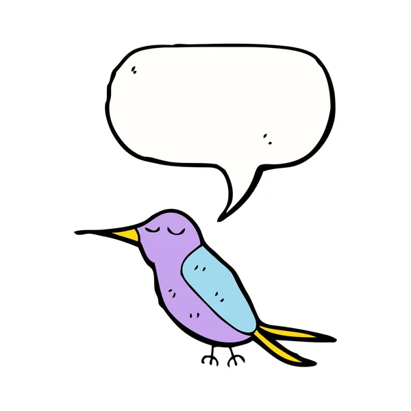Hummingbird volador de dibujos animados — Archivo Imágenes Vectoriales