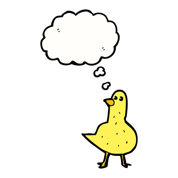 黄色い鳥 — ストックベクタ