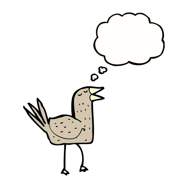 Denken vogel — Stockvector
